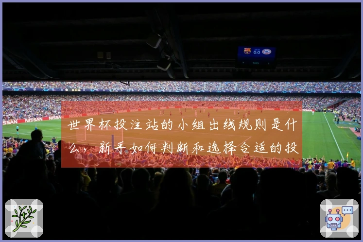 世界杯投注站的小组出线规则是什么，新手如何判断和选择合适的投注平台